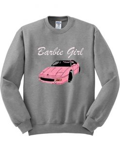 Barbie Girl Car Sweatshirt