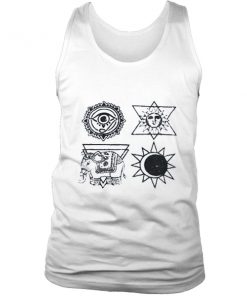 Ancient religion symbol tank top