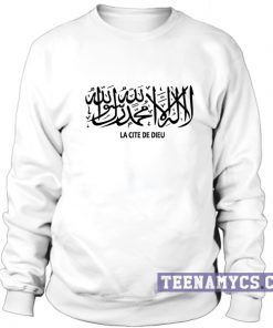 Arabic letters, la cite de dieu Sweatshirt