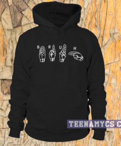 BRUH Hand Sign Hoodie