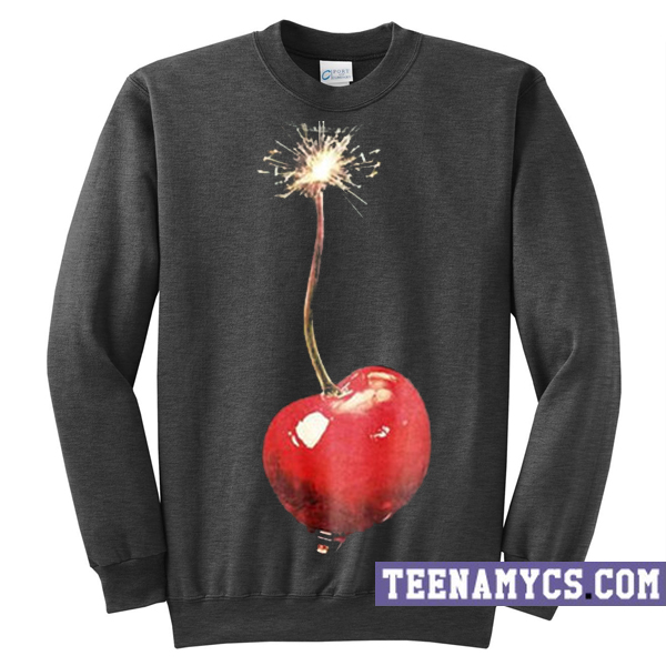 cherry sweatshirt