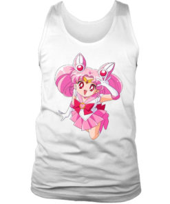 Chibi sailor moon adult tank top