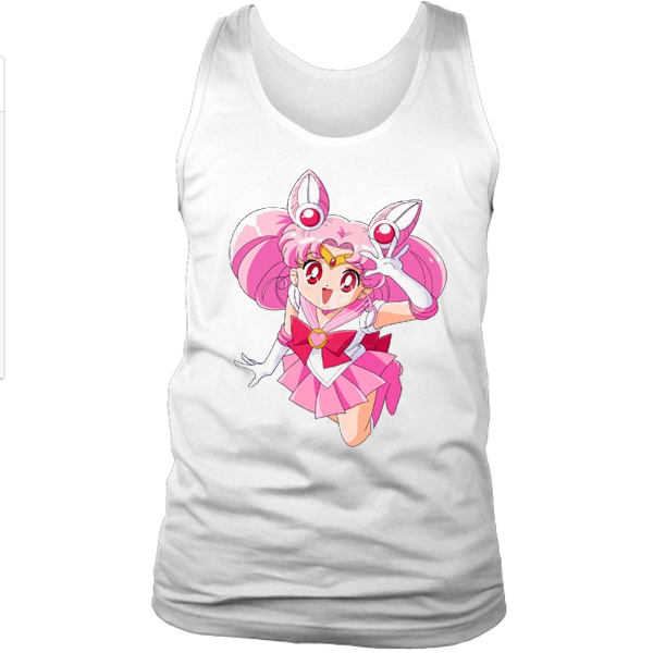 Chibi sailor moon adult tank top