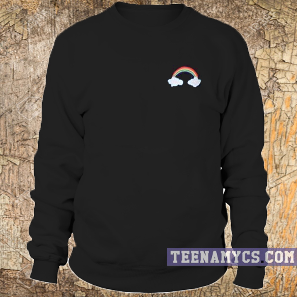 Clouds and rainbow Sweatshirt