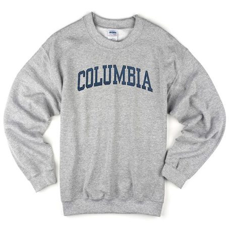 columbia university crewneck sweatshirt