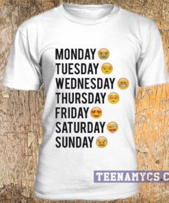 Daily emoji t-shirt
