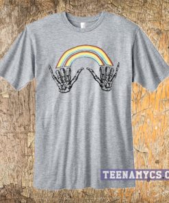 Double shaka rainbow shirt