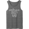 Embrace messy hair Tank top