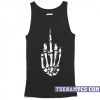 Fuck Off Skeleton hand sign Tank top