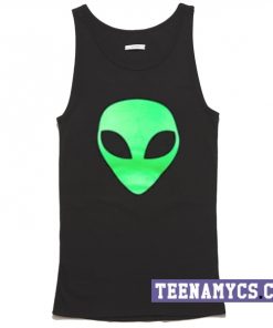Green alien Tank top