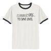 Greys Anatomy It's a beautiful day to save lives ringer t-shirt
