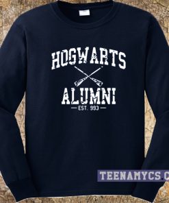 Hogwarts alumni navy sweatshirt