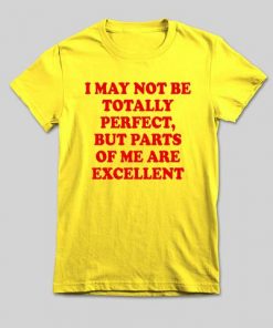 I may not be totally perfect but part of me are excellent t-shirt