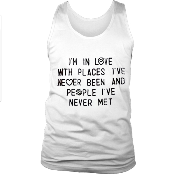 I'm in love tank top