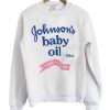 Johnson's Baby Oil Sweatshirt