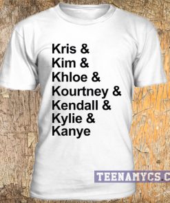 Kris kim khloe t-shirt