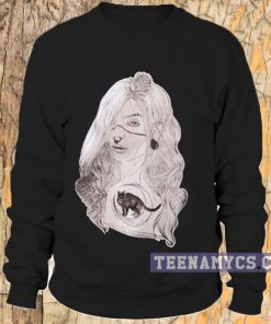 Lady drawing Sweatshirt