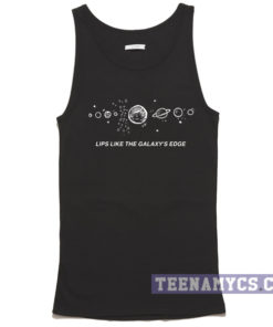 Lips like the galaxy's edge Tank top