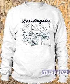 Los Angeles Map Sweatshirt