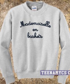 Mademoiselle en baskets sweatshirt