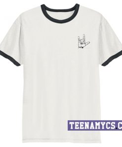 Metal hand sign ringer T-Shirt