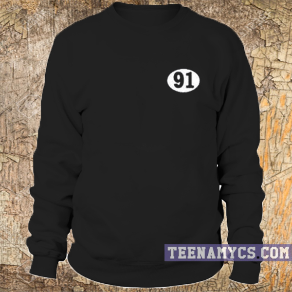 Number 91 Sweatshirt