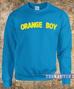 Orange Boy Sweatshirt