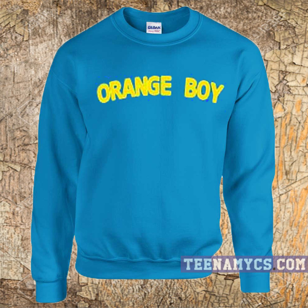 Orange Boy Sweatshirt