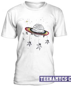 Planet and the astronouts unisex T-Shirt