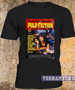 Pulp fiction poster t shirt