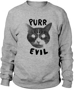 Purr Evil Satanic Cat Sweatshirt