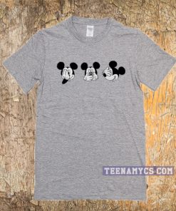 Smell Speak See No Evil Mickey MouseT-shirt