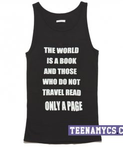The world is a book Tank top