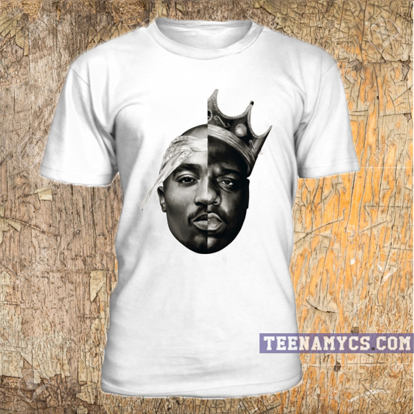 Tupac and Notorious big T-shirt - teenamycs