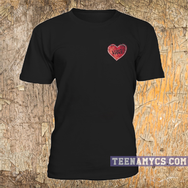 vans heart t shirt