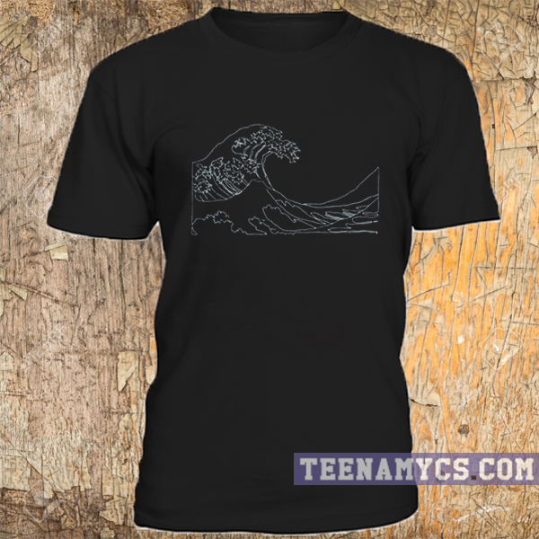 Wave graphic t-shirt - teenamycs