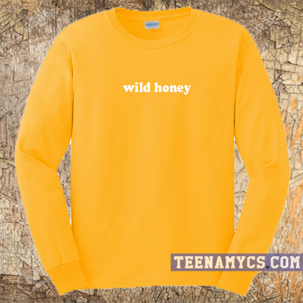 wild honey yellow sweatshirt