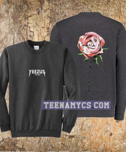Yeezus Tour wes lang Rose Sweatshirt