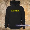 Yellow printed Lover Hoodie