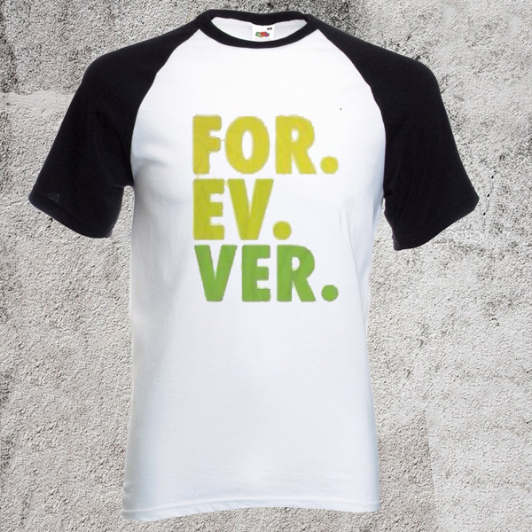 forever raglan baseball tee