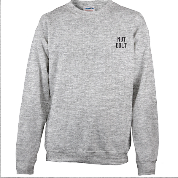 nut bolt sweatshirt