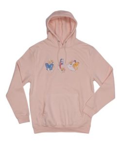 Bunnerfly Lines Bunny Butterfly Hoodie