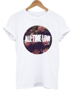 All Time Low Floral Band Merch T-shirt