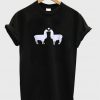 Llama in love t-shirt