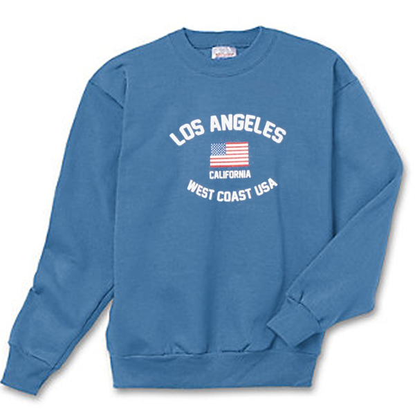 los angeles california west coast usa sweatshirt