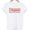Dunkin donuts America runs on dunkin T-shirt
