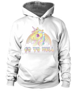 Go To Hell Unicorn Hoodie