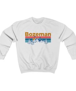 Bozeman Montana Mountain Sunset Sweatshirt