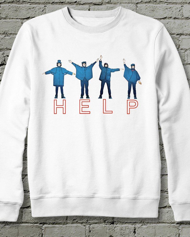 The Beatles Help Sweatshirt