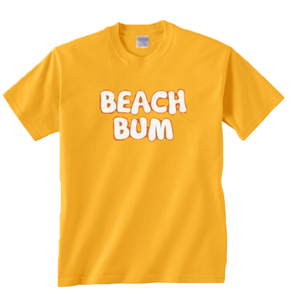 beach bum cat t shirt